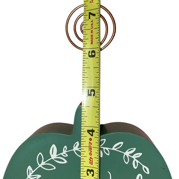 “Grateful” Pumpkin Placeholder or Photoholder Wooden & Metal Table Fall Decor - Picture 3 of 5